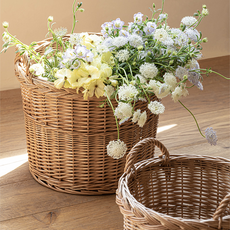 Home Essentials Bathroom Storage - Tkany kosz na pranie z uchwytami,