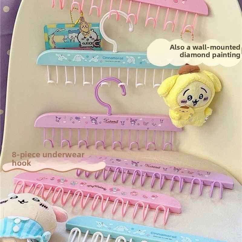 Home Edit Bathroom Storage - Urocze haczyki na ubrania Sanrio, estetyczne,