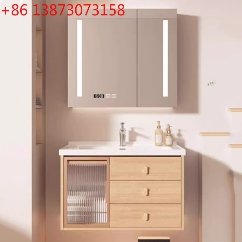 Home Bathroom Vanity Combo - Dekoracje Nowoczesna Szafka Łazienkowa Drewniane Szuflady