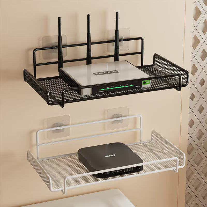 Home Bathroom Organizer - Półka na router ze stali nierdzewnej