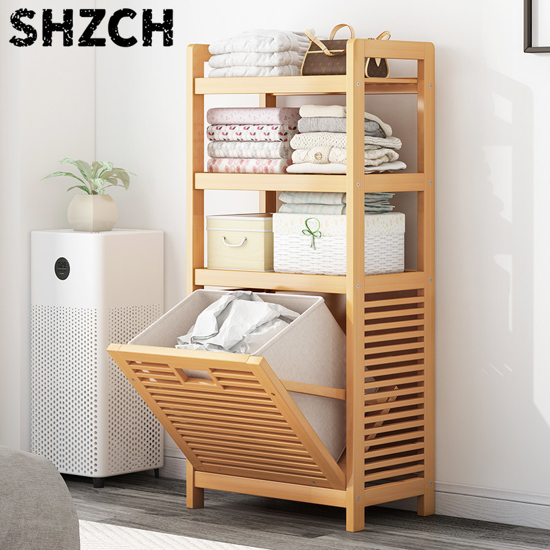 Wielopoziomowy bambusowy kosz  – Home Bathroom Organizer recenzja i cena