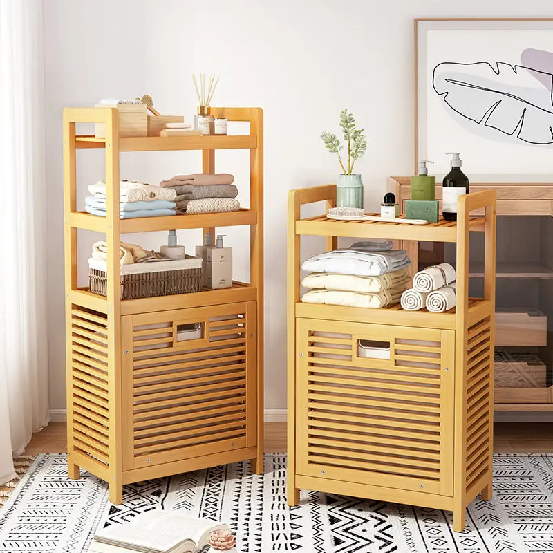 Wielopoziomowy bambusowy kosz  – Home Bathroom Organizer recenzja i cena