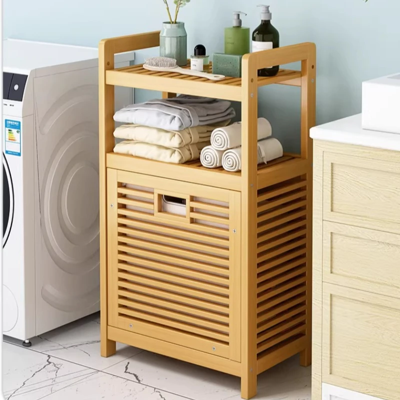 Wielopoziomowy bambusowy kosz  – Home Bathroom Organizer recenzja i cena