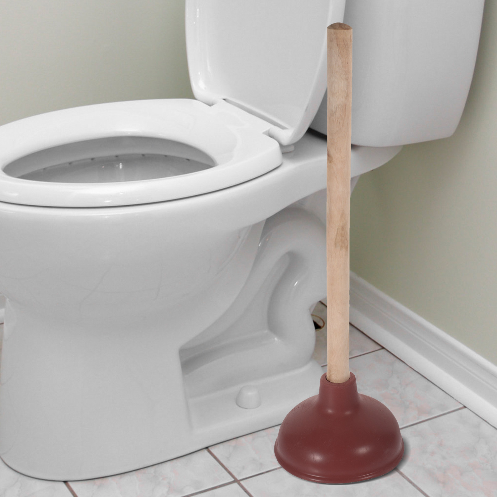 Wytrzymały, drewniany uchwyt d – Plunger Toilet recenzja i cena