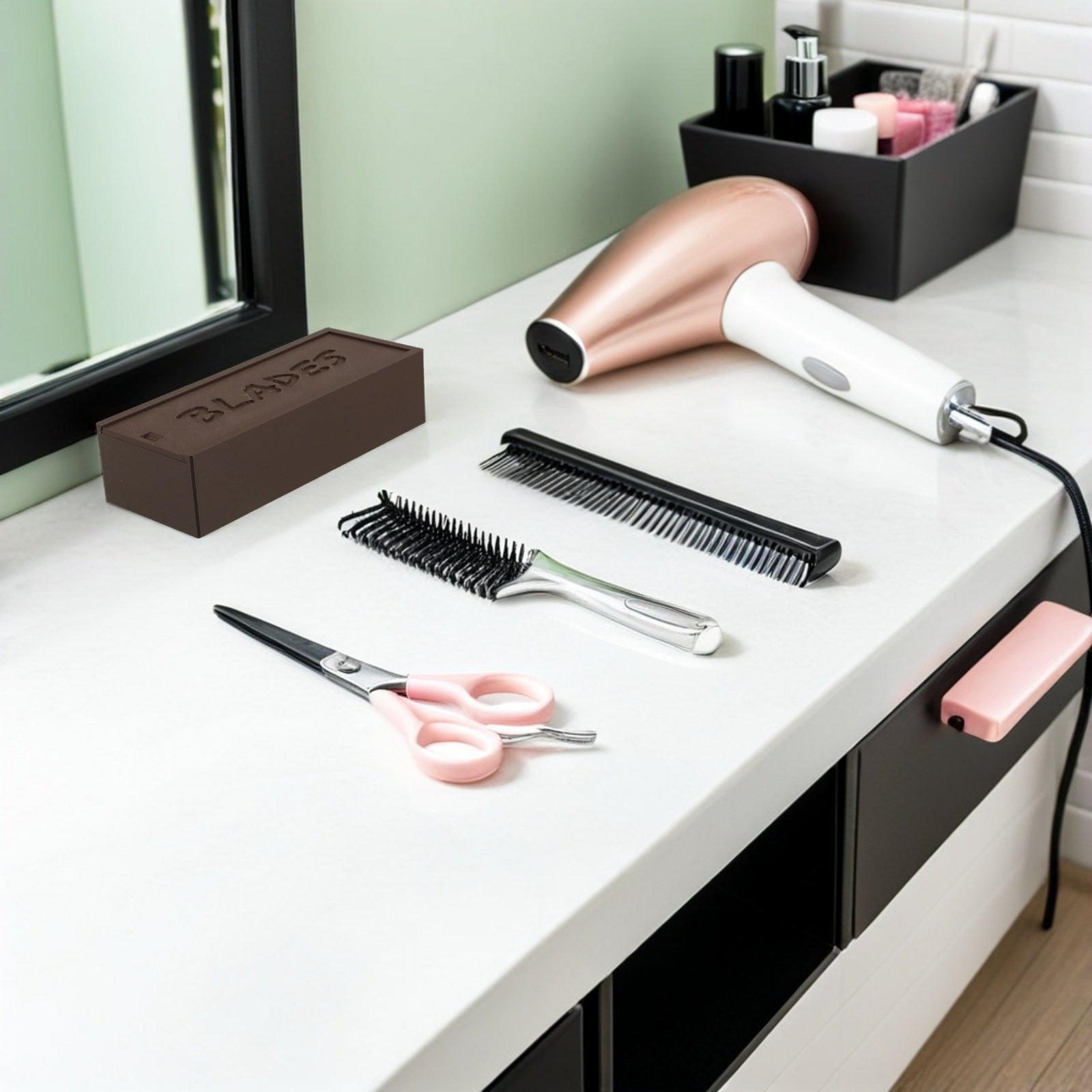 Pudełko do przechowywania ostr – Home Bathroom Organizer recenzja i cena