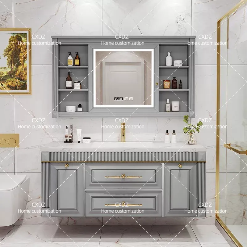 Szafka łazienkowa z lustrzanym – Home Bathroom Vanity Combo recenzja i cena